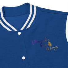 Load image into Gallery viewer, Chrysalis to Wings Women's Varsity Jacket