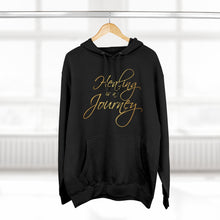Load image into Gallery viewer, Healing is a Journey (Gold Lettering) Unisex Premium Pullover Hoodie