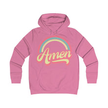 Load image into Gallery viewer, Amen (Tri Color) Girlie College Hoodie