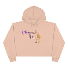 Load image into Gallery viewer, Chrysalis to Wings Crop Hoodie