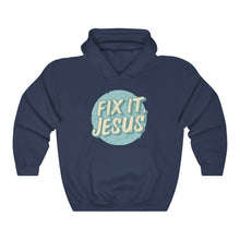 Load image into Gallery viewer, Fix It, Jesus Unisex Heavy Blend™ Hooded Sweatshirt