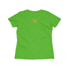 Load image into Gallery viewer, Healing is a Journey (Gold Lettering) Women's Heather Wicking Tee