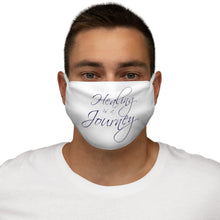 Load image into Gallery viewer, Healing is a Journey (Purple) Snug-Fit Polyester Face Mask