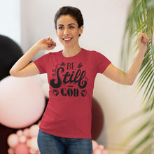 Load image into Gallery viewer, Be Still (Black) Women's Triblend Tee