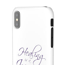 Load image into Gallery viewer, Healing is a Journey Snap Cases