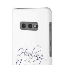Load image into Gallery viewer, Healing is a Journey Snap Cases