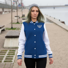 Load image into Gallery viewer, Butterfly (White) Women's Varsity Jacket