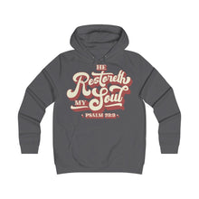 Load image into Gallery viewer, Restoreth My Soul Girlie College Hoodie