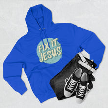 Load image into Gallery viewer, Fix It, Jesus Unisex Premium Pullover Hoodie