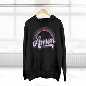 Amen (purple) Unisex Premium Pullover Hoodie