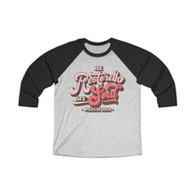 Load image into Gallery viewer, Restoreth My Soul Unisex Tri-Blend 3/4 Raglan Tee