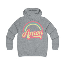 Load image into Gallery viewer, Amen (Tri Color) Girlie College Hoodie