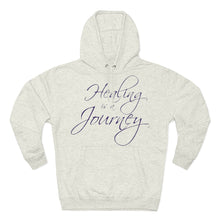 Load image into Gallery viewer, Healing is a Journey (Purple Lettering) Unisex Premium Pullover Hoodie
