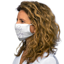 Load image into Gallery viewer, Healing is a Journey (Purple) Snug-Fit Polyester Face Mask