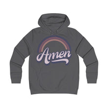 Load image into Gallery viewer, Amen (Purple) Girlie College Hoodie