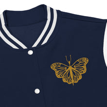 Load image into Gallery viewer, Butterfly (Gold) Women's Varsity Jacket