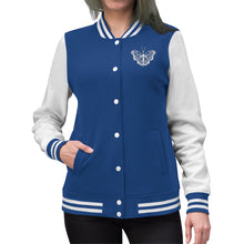 Load image into Gallery viewer, Butterfly (White) Women's Varsity Jacket