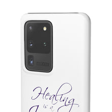 Load image into Gallery viewer, Healing is a Journey Snap Cases