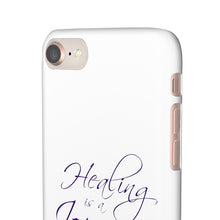 Load image into Gallery viewer, Healing is a Journey Snap Cases