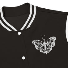 Load image into Gallery viewer, Butterfly (White) Women's Varsity Jacket