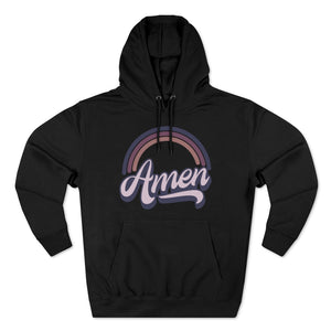 Amen (purple) Unisex Premium Pullover Hoodie