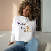 Load image into Gallery viewer, Chrysalis to Wings Crop Hoodie