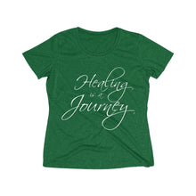 Load image into Gallery viewer, Healing is a Journey Women's Heather Wicking Tee