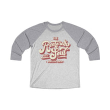 Load image into Gallery viewer, Restoreth My Soul Unisex Tri-Blend 3/4 Raglan Tee