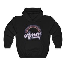 Load image into Gallery viewer, Amen (Purple) Unisex Heavy Blend™ Hooded Sweatshirt