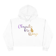 Load image into Gallery viewer, Chrysalis to Wings Crop Hoodie