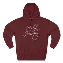 Load image into Gallery viewer, Healing is a Journey (White Lettering) Unisex Premium Pullover Hoodie