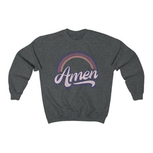 Load image into Gallery viewer, Amen (Purple) Unisex Heavy Blend™ Crewneck Sweatshirt