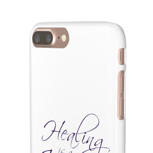Healing is a Journey Snap Cases