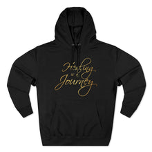 Load image into Gallery viewer, Healing is a Journey (Gold Lettering) Unisex Premium Pullover Hoodie
