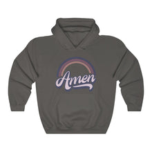 Load image into Gallery viewer, Amen (Purple) Unisex Heavy Blend™ Hooded Sweatshirt
