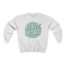 Load image into Gallery viewer, Fix It, Jesus Unisex Heavy Blend™ Crewneck Sweatshirt
