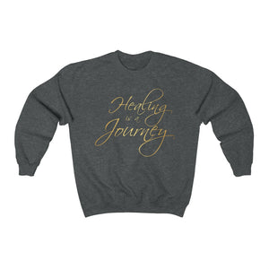Healing is a Journey (Gold Lettering) Unisex Heavy Blend™ Crewneck Sweatshirt