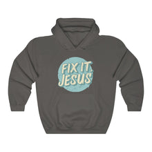 Load image into Gallery viewer, Fix It, Jesus Unisex Heavy Blend™ Hooded Sweatshirt
