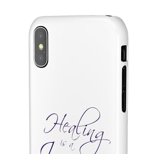 Healing is a Journey Snap Cases