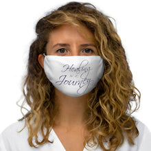 Load image into Gallery viewer, Healing is a Journey (Purple) Snug-Fit Polyester Face Mask
