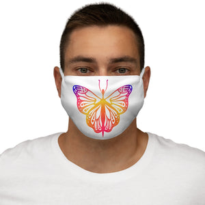 Butterfly Snug-Fit Polyester Face Mask
