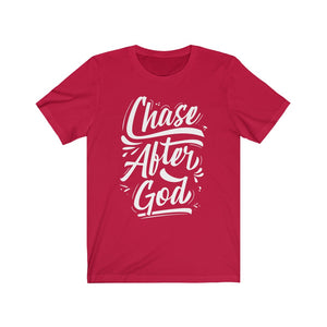 Chase After God Unisex Jersey Short Sleeve Tee