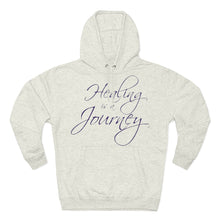 Load image into Gallery viewer, Healing is a Journey (Purple Lettering) Unisex Premium Pullover Hoodie
