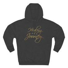 Load image into Gallery viewer, Healing is a Journey (Gold Lettering) Unisex Premium Pullover Hoodie

