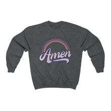 Load image into Gallery viewer, Amen (Purple) Unisex Heavy Blend™ Crewneck Sweatshirt
