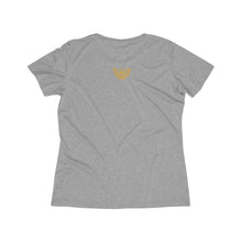 Load image into Gallery viewer, Healing is a Journey (Gold Lettering) Women&#39;s Heather Wicking Tee
